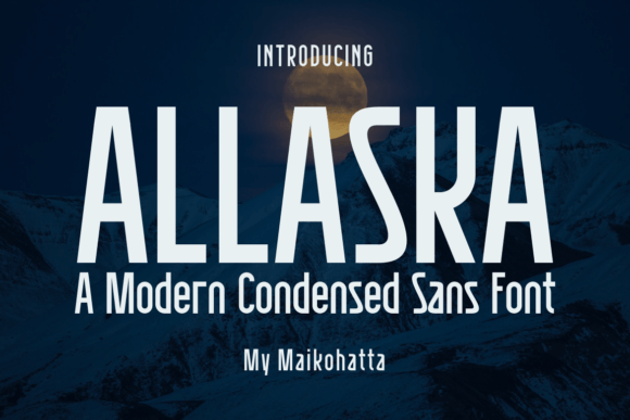 Allaska Font: A Bold, Modern Display Typeface for Makers