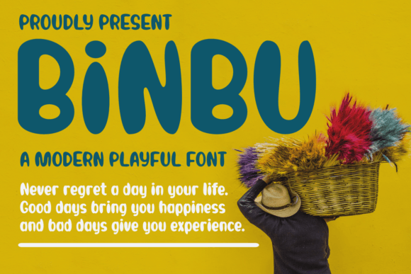 Binbu: A Playful Display Font for Editorial Charm