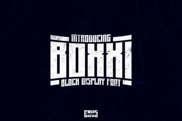 Boxxi Font: Bold, Sporty Display Type for Scroll-Stopping Campaigns