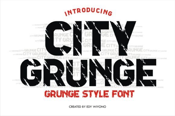 City Grunge Font: Bold Branding for Youth-Focused Businesses