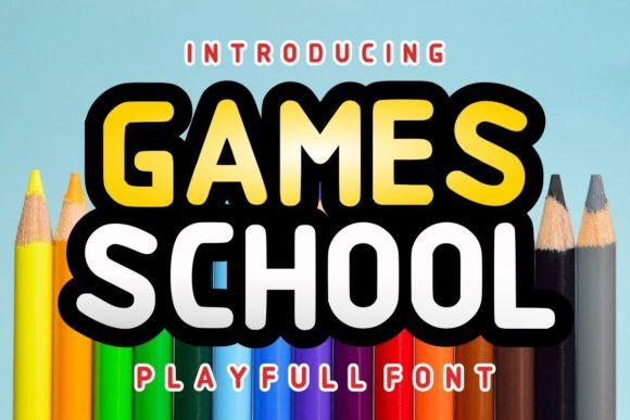 Games School: A Bold Display Font That Elevates Real Business Branding
