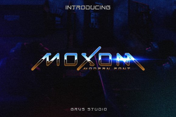 Grvs Moxom: A Futuristic Display Font for Scroll-Stopping Brand Content