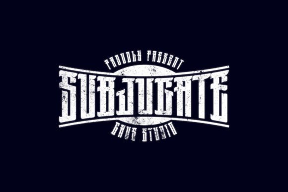 Grvs Subjugate Dark Esport: A Bold Display Font for Brand Consistency