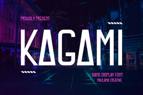 Kagami: A Modern Display Font with Quiet Confidence