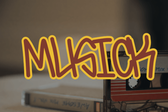 Musick: A Bold Display Font for Digital Brand Identity