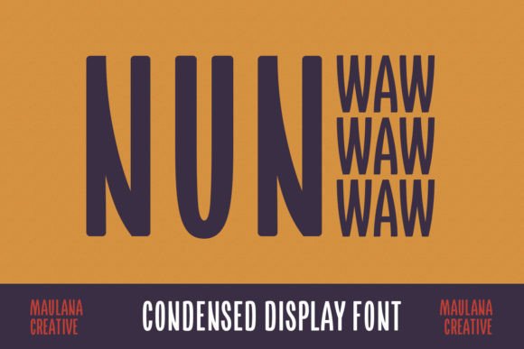 Nun Waw: A Display Font That Makes Your Brand Feel Intentional
