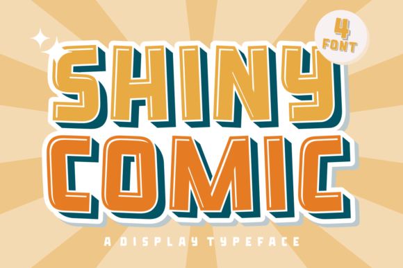 Shiny Comic: A Playfully Nostalgic Display Font for Real Branding