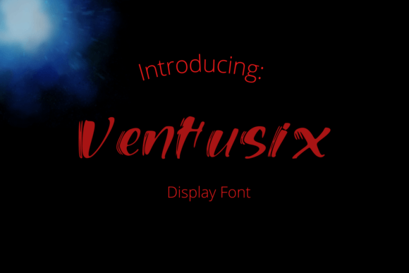 Ventusix: A Display Font That Moves With Purpose